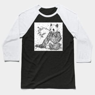 PANDA eating - pencil portrait Baseball T-Shirt